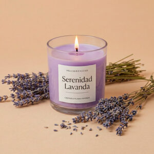 Vela Serenidad Lavanda